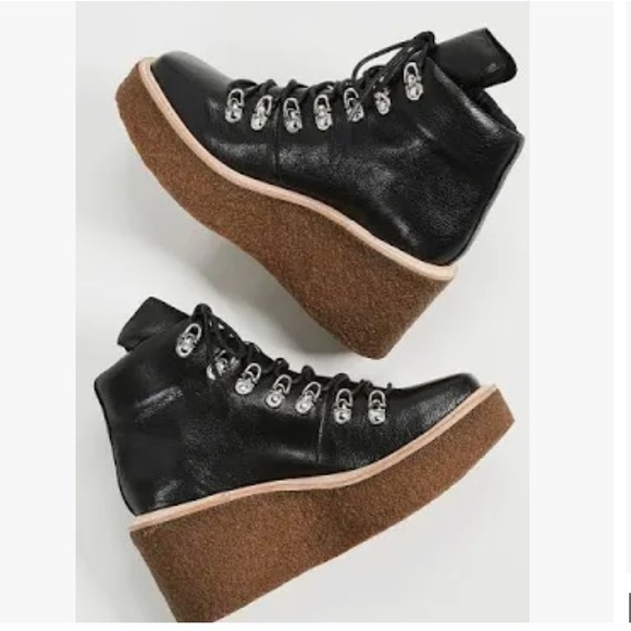 Jeffrey Campbell Viajar Wedge Hiker Bootie - Picture 6 of 13